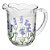 Cj Jarra 1,3l c 6 Taças 240ml Cristal Lavanda Hand Painting - Imagem 2