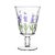 Cj Jarra 1,3l c 6 Taças 240ml Cristal Lavanda Hand Painting - Imagem 4