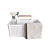 Kit Organizador Branco com 1 Borrifador e 3 Panos de Limpeza - Imagem 1