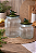 Jg 2 Potes de Vidro Canelado Tampa Pássaro Verde 1L e 600ml - Imagem 4