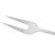 Garfo de Aço Inox para Assado Prateado 27,5cm - Imagem 4