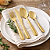 Faqueiro Dourado 24 Peças Aço Inox Elegante e Sofisticado - Imagem 1