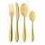 Faqueiro Dourado 24 Peças Aço Inox Elegante e Sofisticado - Imagem 2