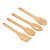 Kit 4 Utensílios de Bambu Coleção Isa Scherer - Imagem 1