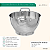Escorredor inox de Macarrão Coleção Isa Scherer Prata 23cm - Imagem 6