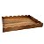 Bandeja De Madeira Wave Retangular Decorativa 45X36X5cm - Imagem 1