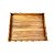 Bandeja De Madeira Wave Retangular Decorativa 45X36X5cm - Imagem 4
