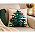 Capa De Almofada Decorativa Natalina Árvore De Natal 45x45cm - Imagem 3