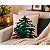 Capa De Almofada Decorativa Natalina Árvore De Natal 45x45cm - Imagem 2