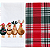 Conjunto Panos de Copa Galinhas Natalinas 40X60cm 2 Unidades - Imagem 2