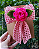 Laços Amora com flor Rosa - Imagem 6