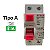 Interruptor Diferencial Bipolar 40a Dr-a 2p Steck Classe A Promoção - Imagem 1