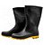 Bota Galocha Pvc Impermeável Acqua Boots cor Preto - Imagem 1