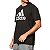 Camiseta Masculina Adidas Essentials Big Logo Manga Curta Preta - Imagem 4