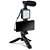 Microfone profissional de estúdio, para câmera de celular gravação de vídeo condensador com tripé luz de led e suporte para mesa - Imagem 3