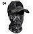 Capuz militar tático com boné camuflado balaclava máscara facial - Imagem 5