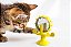 Brinquedo com Giro de 360° alimentador interativo do deleite para gatos e cães um alimentador Pet original - Imagem 4