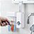 Aplicador Automático dentífrico e escova titular aplicador de pasta dental dentífrico uso pratico no banheiro - Imagem 1