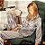 Conjunto de pijama feminino Homewear alto estilo luxo em seda de gelo monocromático - Imagem 2