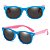 Óculos polarizados redondos para crianças feito de silicone flexíveis proteção uv400 para meninos e meninas de 2 a 14 anos - Imagem 7