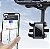 Suporte para celular de Espelho Retrovisor Universal Rotativo 360° retrátil ângulos ajustáveis fácil manejo com apenas uma mão - Imagem 3