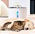 Fonte de agua para gatos e cachorros um dispensador automático para Pets bebedor super silencioso e iluminado carregador por USB - Imagem 2