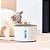 Fonte de agua para gatos e cachorros um dispensador automático para Pets bebedor super silencioso e iluminado carregador por USB - Imagem 5