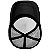 Boné unissex Yeshua fechamento snapback com regulagem aba curva estilo béisbol costuras reforçadas é leve e confortável cor preto com branco - Imagem 4