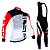 Conjunto de roupa esportiva ciclismo profissional para bicicleta uniforme MTB calça longa e casaco manga longa - Imagem 1