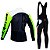 Conjunto de roupa esportiva ciclismo profissional para bicicleta uniforme MTB calça longa e casaco manga longa - Imagem 6