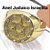 Anel Judaico israelita cor de ouro unissex exagrama Jerusalém estrela de David hebraico Israel joias religiosas - Imagem 1