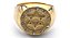 Anel Judaico israelita cor de ouro unissex exagrama Jerusalém estrela de David hebraico Israel joias religiosas - Imagem 6
