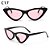 Óculos De Sol Retro Cat Eye para Senhoras, Pequeno Quadro Triângulo, Sexy Shad - Imagem 11