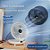 Mini Ventilador dobrável de parede 90° 3 em 1 recarregável ventilador de mesa ar condicionado portátil para escritório e casa - Imagem 1