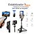 Estabilizador Gimbal portátil para iPhone e androide vara de selfie controle remoto bluetooth sem fio - Imagem 2