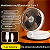 Ventilador Portátil 3 em 1 Recarregável 1200mAh – Dobrável 90° com 4 Velocidades e Luz Noturna Quente - Imagem 1