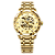 Relógio Masculino Olevs 9901 Automático Luxo Dourado Skeleton - 7 Cores - Imagem 10