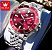 Relógio OLEVS Luxo Vermelho Submariner Aço Inox Premium - Imagem 2