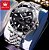 Relógio OLEVS Luxo Vermelho Submariner Aço Inox Premium - Imagem 4