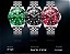 Relógio OLEVS Luxo Vermelho Submariner Aço Inox Premium - Imagem 8