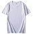 Camiseta básica gola redonda em algodão manga curta reforço na costuras varias cores - Imagem 2