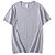 Camiseta básica gola redonda em algodão manga curta reforço na costuras varias cores - Imagem 3