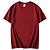 Camiseta básica gola redonda em algodão manga curta reforço na costuras varias cores - Imagem 6