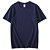 Camiseta básica gola redonda em algodão manga curta reforço na costuras varias cores - Imagem 10