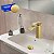 Torneira Banheiro Lavabo Cascata Dourada Escovada  Misturador Monocomando - Imagem 5