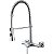 Torneira Cozinha Gourmet Misturador Monocomando de Parede Jet Twin Cromo - Imagem 1