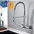 Torneira Cozinha Gourmet Misturador Monocomando de Parede Jet Twin Cromo - Imagem 2