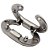 Elo de Emenda para Corrente Calibrada Fabricado em Aço Inox 316 6mm - Imagem 2