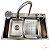 Cuba Gourmet Retangular com Acessórios e Torneira em Aço Inox Escovado 75x46x22cm - Imagem 4
