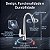 Torneira de Cozinha Gourmet Extensível Misturador Monocomando Curve Inox Escovado - Imagem 5